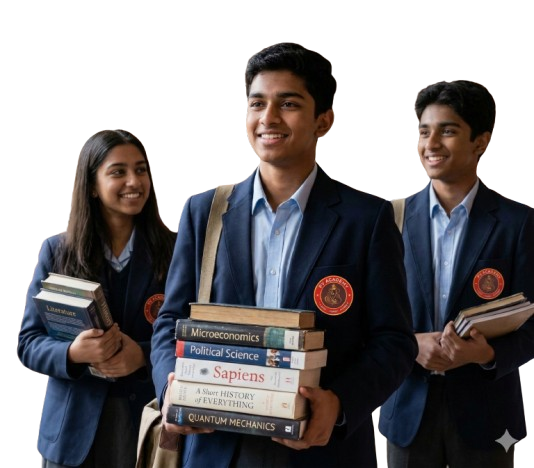 Students learning at PV Academy classroom